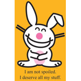 Happy Bunny - Not Spoiled Cardboard Stand-Up