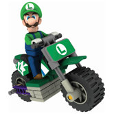Nintendo Luigi and Standard Bike Building Set