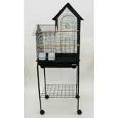 Villa Top Small Bird Cage with Stand