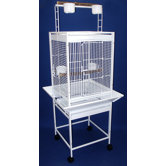 Play Top Wrought Iron Parrot Cage