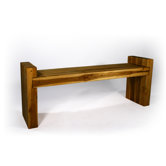 Teak Block Bench