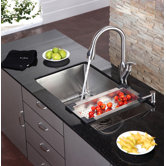 Stainless Steel 18.5" Colander for Kitchen Sink