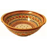 10" Berry Bowl / Strainer - Pattern DU70