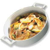 Belle Cuisine 35.25 oz. Deep Round Baking Dish