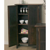 Tall Double Jelly Cabinet in Chestnut