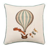 Kai Hand Painted Balloon Cord Decorative Pillow