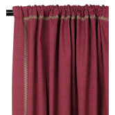Tahiti Cotton Vivo Sumac Right Curtain Panel