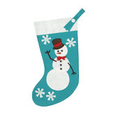 North Pole Frosty Friend Stocking