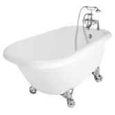 Jester AcraStone Traditional Right Champagne Massage Bath Tub Faucet Package 1