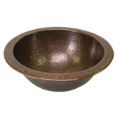 Hammerwerks Classic 15" Flat Lip Round Bathroom Sink