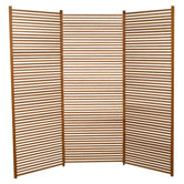 Lilac Bamboo Screen in Caramelized Finish