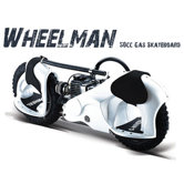Wheelman 50cc Gas Skateboard in White