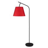 Walker Floor Lamp in Powder Coated Black