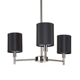 Walker 3 Light Mini Chandelier with Clip Shades