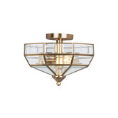 Old Park 2 Light Semi-Flush Mount