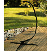 C-Frame Hanging Chair Stand in Bronze