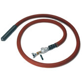 12' High Frequency Pneumatic Internal Concrete Vibrator w/ 3" Head, Flexible Shaft & 3200 lbs of Force