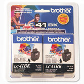 Lc41Bk2Pks Ink, 500 Page-Yield, 2/Pack