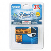 P-Touch Tz Standard Adhesive Laminated Labeling Tape, 3/4W