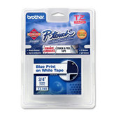 P-Touch Tze Standard Adhesive Laminated Labeling Tape, 3/4W