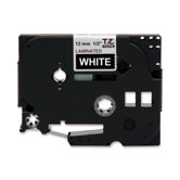P-Touch Tze Standard Adhesive Laminated Labeling Tape, 1/2W