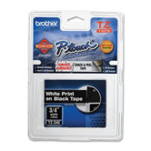P-Touch Tze Standard Adhesive Laminated Labeling Tape, 3/4W
