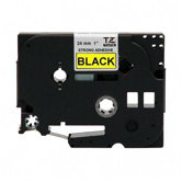 Industrial Tape, Laminated, 1", Black/Yellow