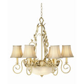 Gallery 6 Light Sandy Beach Chandelier