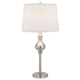 Teepa Table Lamp in Brushed Nickel and Brushed Steel (Set of 2)