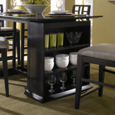 Perspectives Counter Table Storage Unit in Graphite