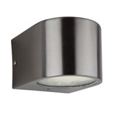 Shine One Light Wall Sconce in Stainless Steel