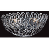 Eve Two Light Flush Mount in Chrome
