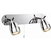 Marine Spot Two Light Wall Sconce in Chrome