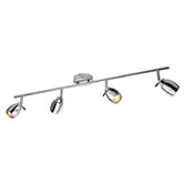 Marine Spot Four Light Track Light in Chrome
