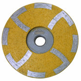 4" S33 Smooth Face Resin Filled Cup Wheels