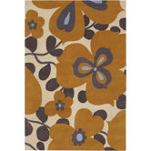 Amy Butler Morning Glory Orange Rug
