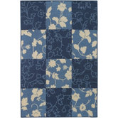 Plaza Blue Floral Rug