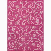 Bajrang Swirl Floral Rug