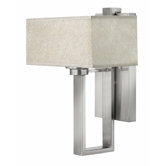 Quattro  Wall Sconce in Brushed Nickel