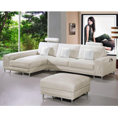 Martini Leather Sectional