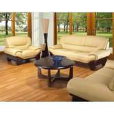 BM 3 Piece Leather Sofa Set