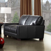 Dyson Leather Loveseat