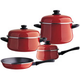 Classic Porcelain on Steel 7-Piece Cookware Set