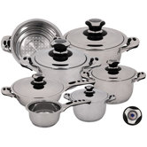 Ecotherm Stainless Steel 12-Piece Cookware Set