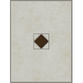 Villa Pescara 10" Deco Accent Tile in Avorio