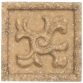 Ravenna 2" x 2" Insert Tile Accent in Beige
