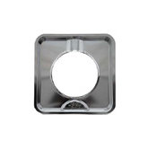 Square Gas Drip Pan in Chrome