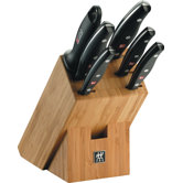 Pollux 7 Piece Knife and Bamboo Block Set