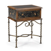 Butterfly Storage Box End Table