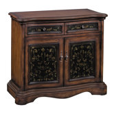 European Manor 2 Drawer 2 Door Storage Cabinet